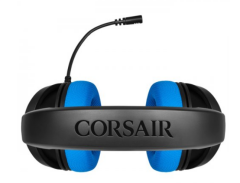 CORSAIR HS35 MIKROFONLU KABLOLU GAMING KULAKLIK MAVİ