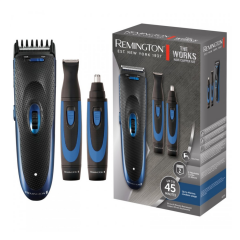 Remington HC910 The Works Hair Clipper Gift Pack Boxed