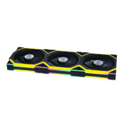 LIAN LI COOLER FAN LIAN LI UNI FAN SL120 LCD 3PACK RGB BLACK WIRLESS