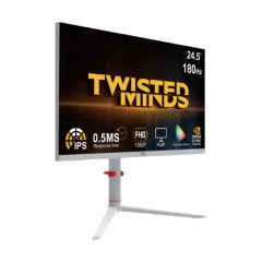 Twisted Minds Frost Serisi 24'' FHD 180HZ 0.5MS Hızlı IPS HDMI 2.1 Oyun Monitör, Beyaz