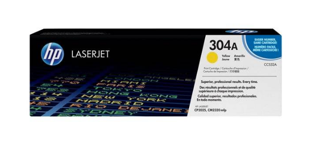 HP CC532A YELLOW TONER (304A)