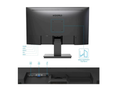KOORUI 22N1 LED 21.5'' 75HZ 6MS MONİTÖR SİYAH