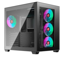 RAIJINTEK PAEAN C7 4x12CM ARGB FAN USB3.0 TEMPERLI CAM ATX KASA