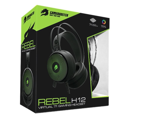 GAMEBOOSTER H12 REBEL 7 RGB 7.1 GAMİNG KULAKLIK