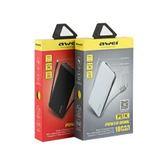 Awei P51K 10.000 mAh Power Bank, Beyaz