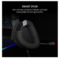 GAMEPOWER KYRUSE GRI 7.1 RGB GAMING KULAKLIK