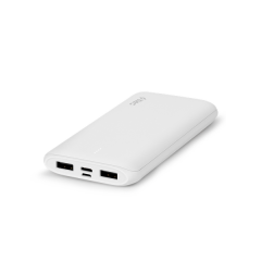 Ttec PowerSlim Duo 10.000 mAh Powerbank, Beyaz