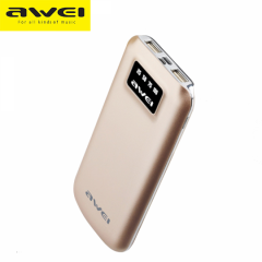 Awei P50K Altın 10.000 mAh Powerbank, Altın