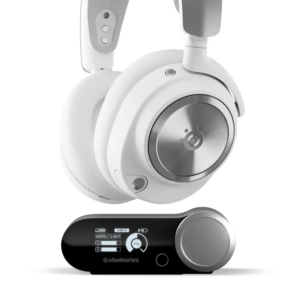 SteelSeries Arctis Nova Pro P SSH61526 Kablosuz Oyuncu Kulaklığı, Beyaz