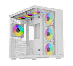 POWER BOOST PB-SS02W 7x ARGB FAN ATX SEA VIEW USB3.0 BEYAZ KASA