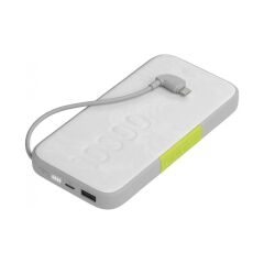 InfinityLab InstantGo Lightning 10000 mAh Hızlı Şarj Kablosuz Powerbank, Beyaz