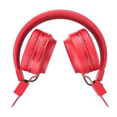 Hoco W25 Bluetooth Kablosuz Kulak Üstü Kulaklık, Kırmızı