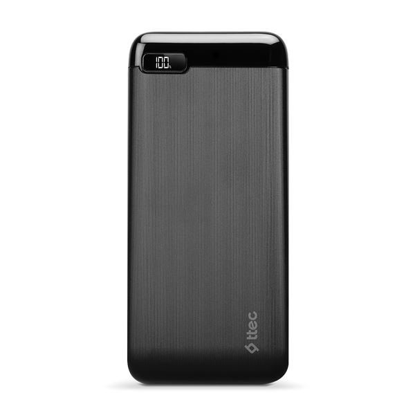 Ttec PowerSlim LCD PD 20.000 mAh 20 W Powerbank, Siyah