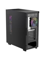 1ST PLAYER WD5 SİYAH 750W 80+ SILVER ATX 3.1 ARGB 4X12CM FAN TEMPERLİ CAM USB 3.0 ATX