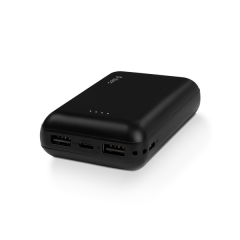 Ttec ReCharger Duo 10.000 mAh Powerbank, Siyah