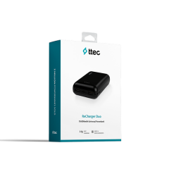 Ttec ReCharger Duo 10.000 mAh Powerbank, Siyah