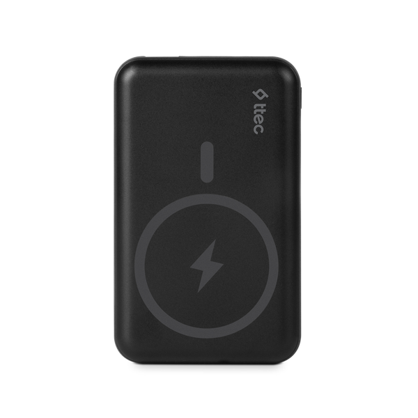 Ttec ReCharger Pro M 10.000 mAh MagSafe Uyumlu Kablosuz Taşınabilir Şarj Aleti, Siyah