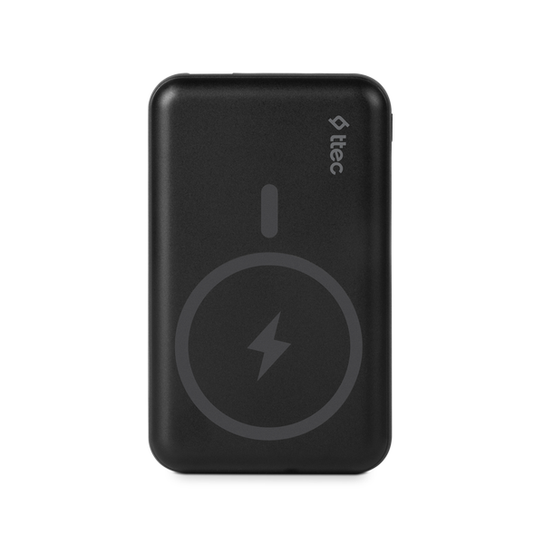 Ttec ReCharger Pro M 10.000 mAh MagSafe Uyumlu Kablosuz Taşınabilir Şarj Aleti, Siyah