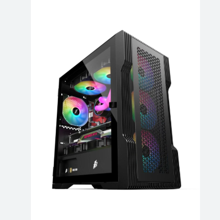 1ST PLAYER TRILOBITE T3 SİYAH 600W 80+ ARGB 4X12CM FAN TEMPERLİ CAM MESH USB 3.0 M-ATX KASA