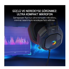 GAMEPOWER RYO SIYAH 7.1 RAINBOW GAMING KULAKLIK