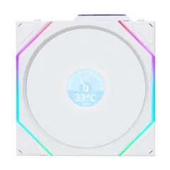 Lian Li Uni Fan TL Wireless LCD 1x120mm Beyaz Kasa Fanı