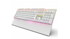 Inca IKG-456 Empousa Blue Switch Mekanik Metal Panel  White Gamıng Klavye