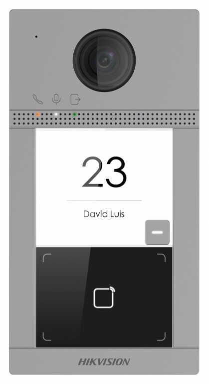 Hikvision DS-KV8113-WME1 Tekli Wi-Fi, Kart Okuyuculu IP İnterkom Zil Paneli