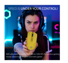 Inca IMG-328MX Empousa Bluetooth+Wireless+Wired 3 Mod Rechargeable 7200 Dpi 7D Macro Keys  Gaming Mouse