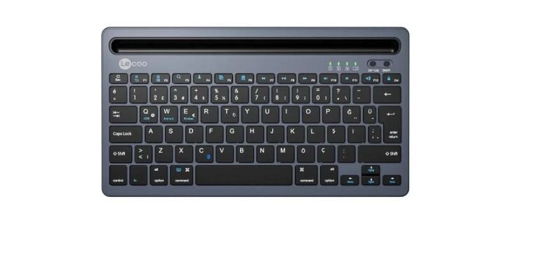 LECOO BK100 BLUETOOTH KABLOSUZ USB KLAVYE SİYAH
