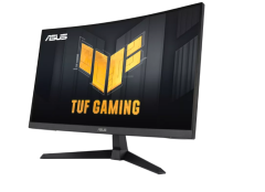 ASUS TUF 27'' GAMING VG27VQ3B 1MS 180MHZ 2XHDMI 1XDP FHD 1920X1080 YÜKSEKLİK AYARI CURVED VESA SİYAH