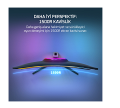 GAMEPOWER 27'' VIVID V80 CURVED 0.5MS 300Hz GAMING MONITOR