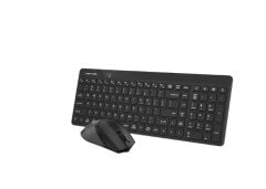 A4 TECH FG2400 AIR2 BLACK 2.4Ghz Q MM 2000DPI KLAVYE MOUSE SET