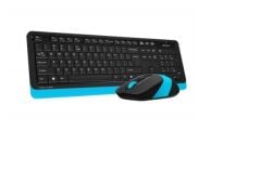 A4 Tech FG1010 Q Kablosuz MM Klavye Mouse Mavi