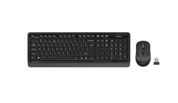 A4 Tech FG1010 Q Kablosuz MM Klavye Mouse Gri