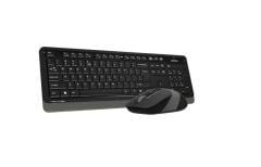 A4 Tech FG1010 Q Kablosuz MM Klavye Mouse Gri