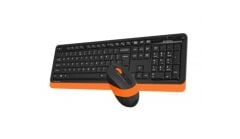 A4 Tech FG1010 Q Kablosuz MM Klavye Mouse Turuncu