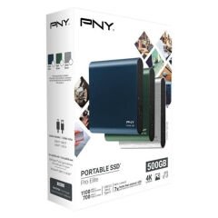 Pny Pro Elite Yeşil 500GB USB 3.1 Gen2 Type-C Taşınabilir SSD Disk