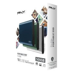 Pny Pro Elite Yeşil 500GB USB 3.1 Gen2 Type-C Taşınabilir SSD Disk