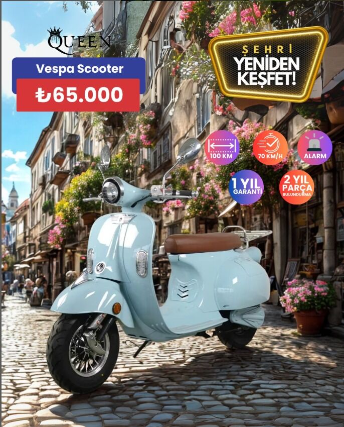 Queen Vespa Scooter