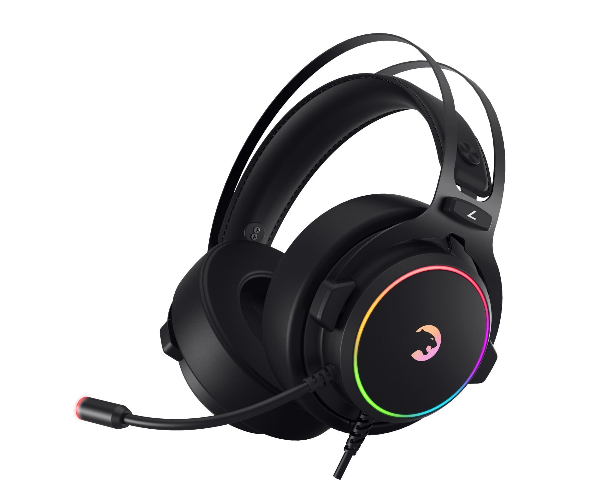 Gamepower Fujin Pro 7.1 Surround Hi-Fi RGB Oyuncu Kulaklığı, Siyah