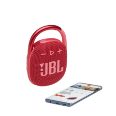 JBL Clip 4 Su Geçirmez Taşınabilir Bluetooth Hoparlör, Kırmızı