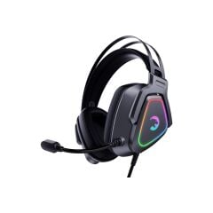 Gamepower Mihawk Pro 7.1 Surround Hi-Fi RGB Titreşimli Oyuncu Kulaklığı, Siyah