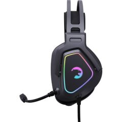 Gamepower Mihawk Pro 7.1 Surround Hi-Fi RGB Titreşimli Oyuncu Kulaklığı, Siyah