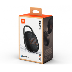 JBL Clip 5 Su Geçirmez Taşınabilir Bluetooth Hoparlör, Siyah