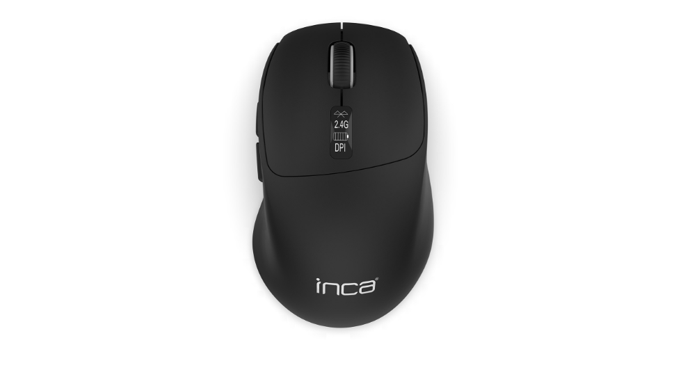 Inca IWM-397T Dual Mod Bluetooth+Wireless LED İndicator Screen Rechargeable Silent Mouse