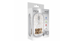 Inca IWM-242K Bluetooth+Wireless Double Mod Rechargeable Cat Patterned Silent Mouse