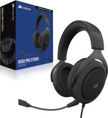 Corsair HS50 Pro Kablolu Mikrofonlu Kulak Üstü Siyah Oyuncu Kulaklığı