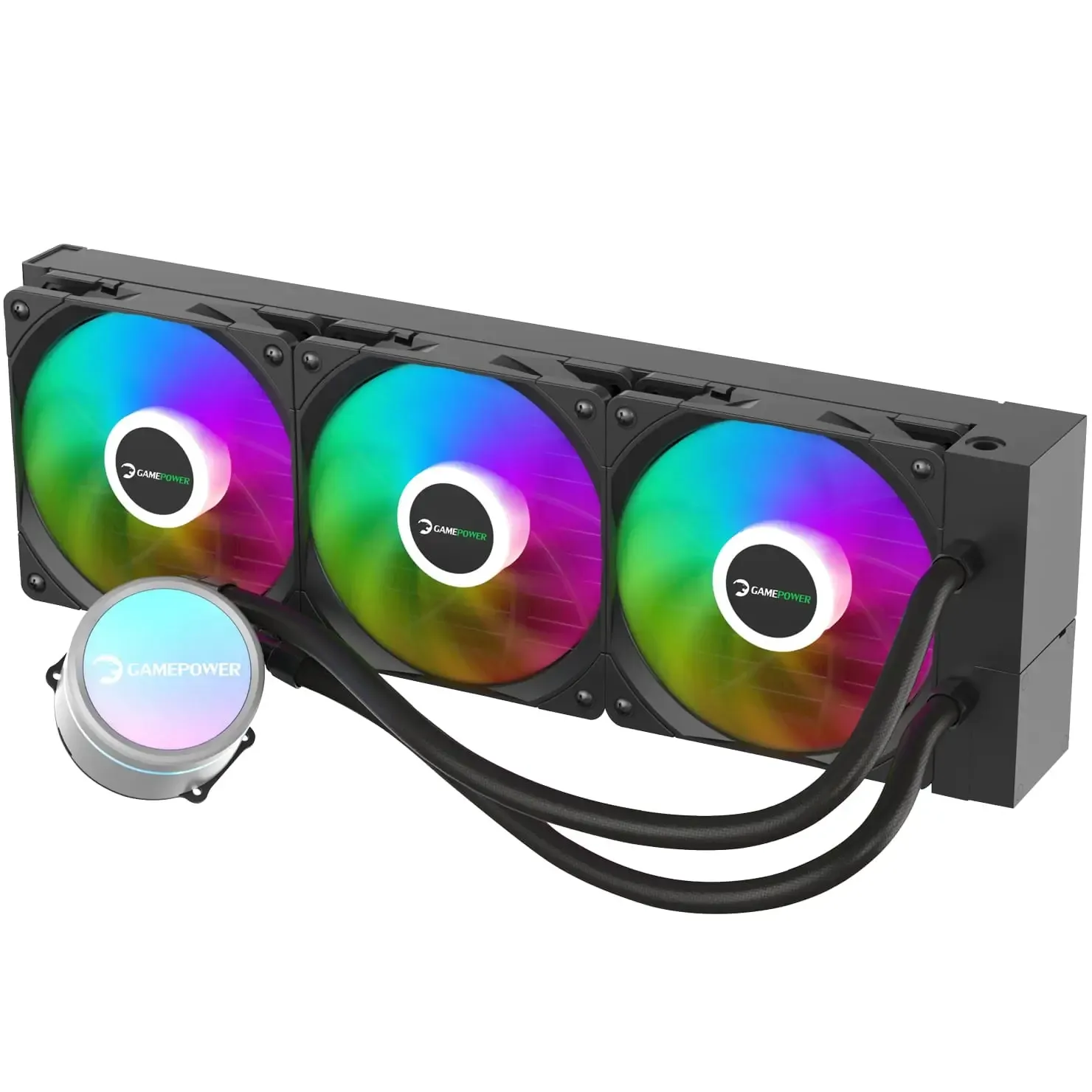 GamePower Skadi V2 360 ARGB 360mm Sıvı İşlemci Soğutucusu AM5 ve LGA1700 Uyumlu