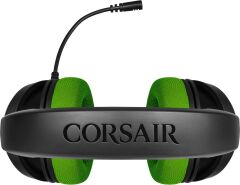 Corsair HS35 Kablolu Mikrofonlu Kulak Üstü Yeşil Oyuncu Kulaklığı