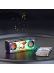 Recci Rgb LED Işıklı Bluetooth Speaker Hoparlör Recci RSK-W38 Space Station Serisi 10W